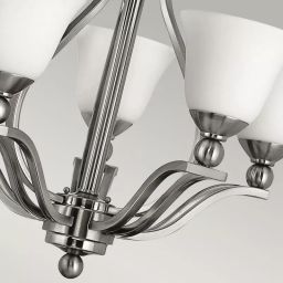 Elstead Lighting Bolla lampa wisząca 5x60 W nikiel HK-BOLLA5