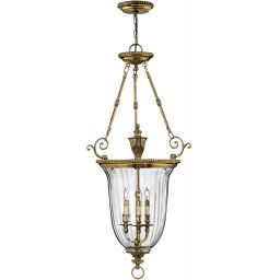 Elstead Lighting Cambridge lampa wisząca 3x60 W mosiądz oksydowany HK-CAMBRIDGE-P-L