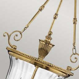 Elstead Lighting Cambridge lampa wisząca 3x60 W mosiądz oksydowany HK-CAMBRIDGE-P-L