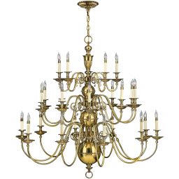 Elstead Lighting Cambridge lampa wisząca 25x40 W mosiądz oksydowany HK-CAMBRIDGE25