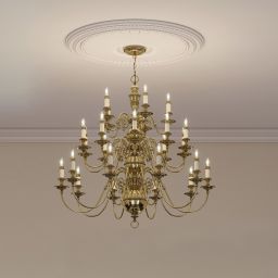 Elstead Lighting Cambridge lampa wisząca 25x40 W mosiądz oksydowany HK-CAMBRIDGE25