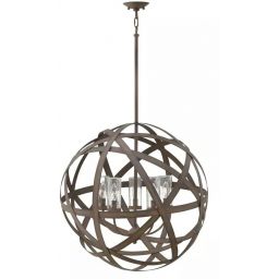 Elstead Lighting Carson lampa wisząca zewnętrzna 5x40 W żelazo HK-CARSON-5P