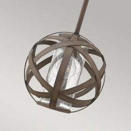 Elstead Lighting Carson lampa wisząca 1x40 W żelazo HK-CARSON-P
