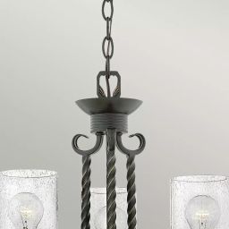 Elstead Lighting Casa lampa wisząca 3x60 W czarna HK-CASA3