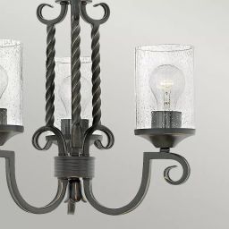 Elstead Lighting Casa lampa wisząca 3x60 W czarna HK-CASA3