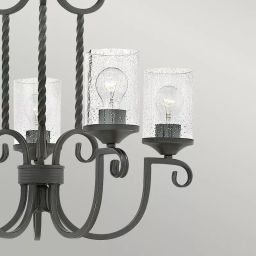 Elstead Lighting Casa lampa wisząca 5x60 W czarna HK-CASA5