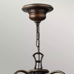 Elstead Lighting Cello lampa wisząca 9x60 W brązowa HK-CELLO9