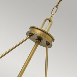 Elstead Lighting Collier lampa wisząca 4x40 W stary mosiądz HK-COLLIER-P