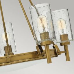 Elstead Lighting Collier lampa wisząca 5x40 W stary mosiądz HK-COLLIER5