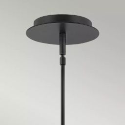 Elstead Lighting Dax lampa wisząca 1x8 W czarna HK-DAX-MP-BK