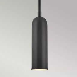 Elstead Lighting Dax lampa wisząca 1x8 W czarna HK-DAX-MP-BK