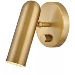 Elstead Lighting Dax kinkiet 1x8 W mosiądz HK-DAX1-HB