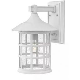Elstead Lighting Freeport kinkiet zewnętrzny 1x60 W biały HK-FREEPORT2-L-TWH