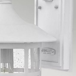 Elstead Lighting Freeport kinkiet zewnętrzny 1x60 W biały HK-FREEPORT2-L-TWH