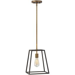Elstead Lighting Fulton lampa wisząca 1x60 W mosiądz-brązowa HK-FULTON-P