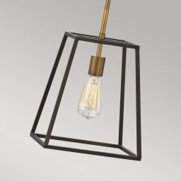 Elstead Lighting Fulton lampa wisząca 1x60 W mosiądz-brązowa HK-FULTON-P