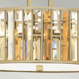 Elstead Lighting Gemma lampa wisząca 3x60 W srebrna HK-GEMMA-P-C-SL