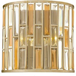 Elstead Lighting Gemma kinkiet 2x60 W srebrny HK-GEMMA2-A-SL