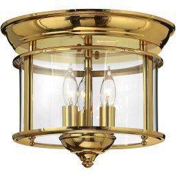 Elstead Lighting Gentry lampa podsufitowa 3x40 W mosiądz polerowany HK-GENTRY-F-PB