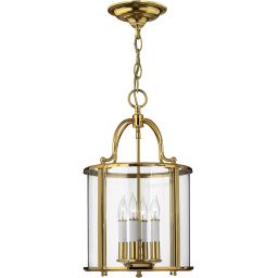 Elstead Lighting Gentry lampa wisząca 4x60 W mosiądz polerowany HK-GENTRY-P-M-PB