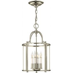 Elstead Lighting Gentry lampa wisząca 4x60 W nikiel HK-GENTRY-P-M-PN