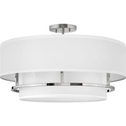 Elstead Lighting Graham lampa wisząca 4x40 W nikiel polerowany HK-GRAHAM-L-PN