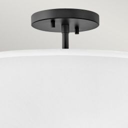 Elstead Lighting Graham lampa wisząca 3x40 W biała-czarna HK-GRAHAM-M-BK