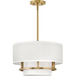 Elstead Lighting Graham lampa wisząca 3x40 W mosiądz lakierowany HK-GRAHAM-M-LCB