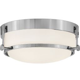 Elstead Lighting Harper plafon 3x60 W biały-chrom polerowany HK-HARPER-F-CM