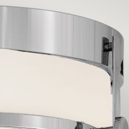 Elstead Lighting Harper plafon 3x60 W biały-chrom polerowany HK-HARPER-F-CM