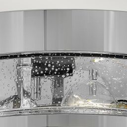 Elstead Lighting Harper plafon 3x60 W chrom polerowany-przezroczysty HK-HARPER-F-CM-CS