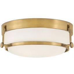 Elstead Lighting Harper plafon 3x60 W biały-stary mosiądz HK-HARPER-F-HB