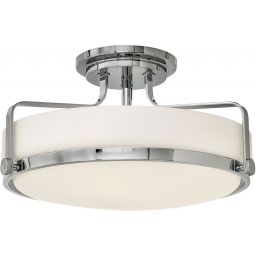 Elstead Lighting Harper lampa podsufitowa 3x60 W biała-chrom polerowany HK-HARPER-SFM-CM