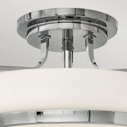 Elstead Lighting Harper lampa podsufitowa 3x60 W biała-chrom polerowany HK-HARPER-SFM-CM