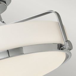 Elstead Lighting Harper lampa podsufitowa 3x60 W biała-chrom polerowany HK-HARPER-SFM-CM