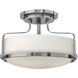 Elstead Lighting Harper lampa podsufitowa 3x60 W biała-chrom polerowany HK-HARPER-SFS-CM