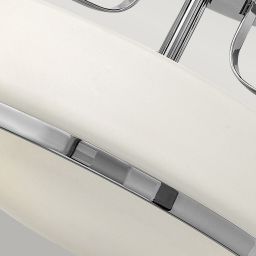 Elstead Lighting Harper lampa podsufitowa 3x60 W biała-chrom polerowany HK-HARPER-SFS-CM