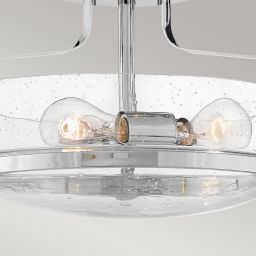 Elstead Lighting Harper lampa podsufitowa 3x60 W chrom polerowany-przezroczysta HK-HARPER-SFS-CM-CS