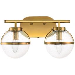 Elstead Lighting Hollis kinkiet 2x40 W stary mosiądz HK-HOLLIS2-C-HB-BATH