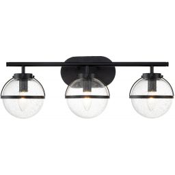 Elstead Lighting Hollis kinkiet 3x40 W czarny HK-HOLLIS3-C-BK-BATH