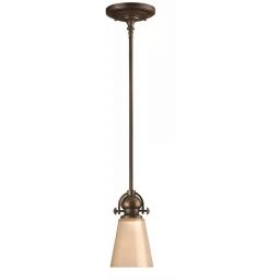 Elstead Lighting Mayflower lampa wisząca 1x60 W brązowa HK-MAYFLOWER-P-A