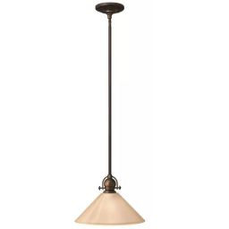 Elstead Lighting Mayflower lampa wisząca 1x60 W brązowa HK-MAYFLOWER-P-B