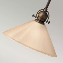 Elstead Lighting Mayflower lampa wisząca 1x60 W brązowa HK-MAYFLOWER-P-B