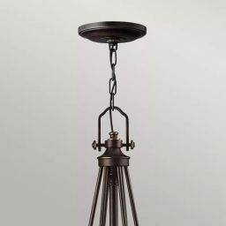 Elstead Lighting Mayflower lampa wisząca 6x60 W brązowa HK-MAYFLOWER6