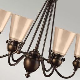 Elstead Lighting Mayflower lampa wisząca 6x60 W brązowa HK-MAYFLOWER6