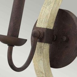 Elstead Lighting Middlefield kinkiet 1x60 W rdzawe żelazo HK-MIDDLEFIELD1