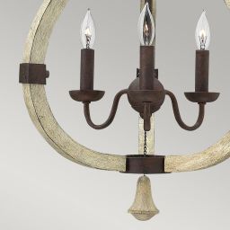 Elstead Lighting Middlefield lampa wisząca 3x60 W rdzawe żelazo HK-MIDDLEFIELD3