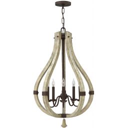 Elstead Lighting Middlefield lampa wisząca 5x60 W rdzawe żelazo HK-MIDDLEFIELD5