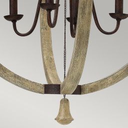 Elstead Lighting Middlefield lampa wisząca 4x60 W rdzawe żelazo HK-MIDDLEFIELDP4