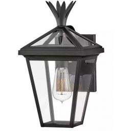 Elstead Lighting Palma kinkiet zewnętrzny 1x60 W czarny HK-PALMA-S-BK